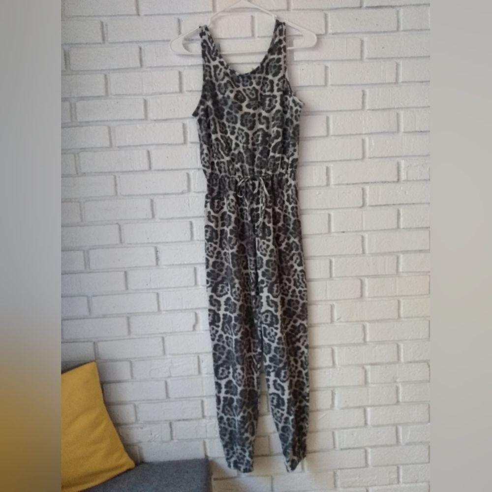 mi ami Leopard Print Jumpsuit Women's Size XXS